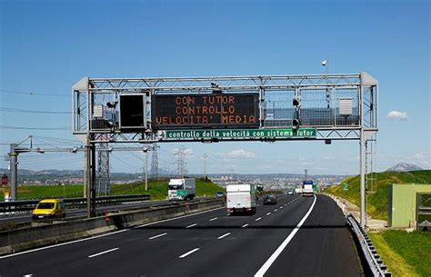 Tutor attivi in autostrada 2024: dove sono e la mappa aggiornata..